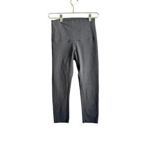 Lululemon‎ Wunder Under Leggings Women's 4 Heathered Black Activewear